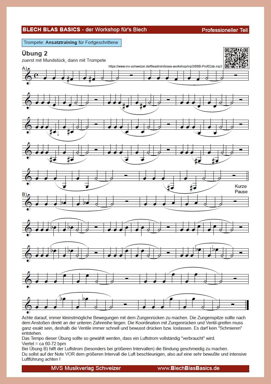 Trumpet Basics: Exercise 2