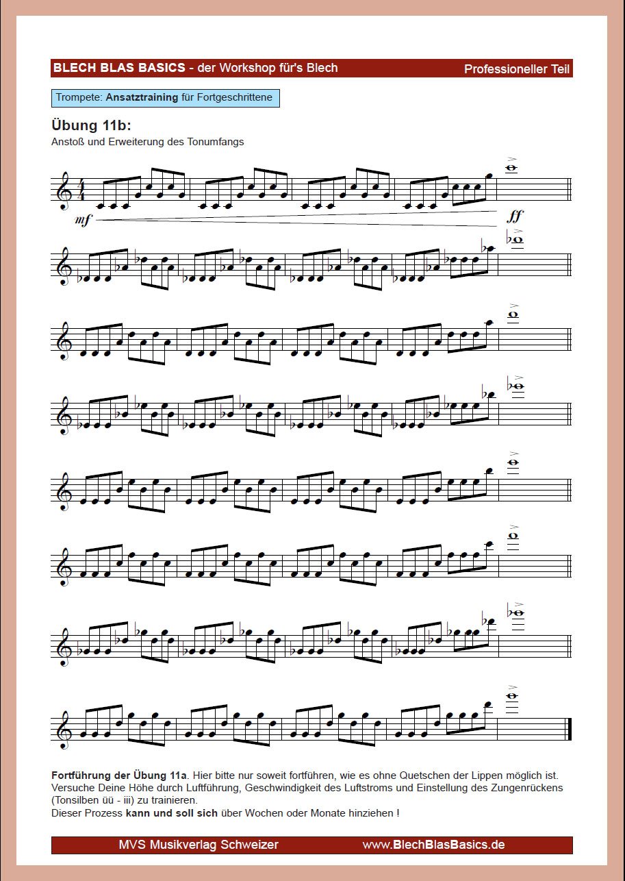 Trumpet Basics: Exercise 11b